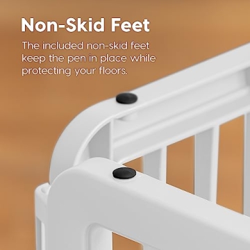 IRIS USA Puppy Playpen with Door - Safe Indoor Enclosure