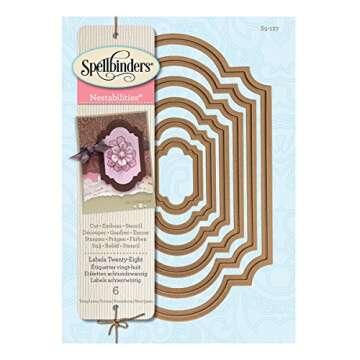 Spellbinders S5-127 Nestabilities Labels Templates Set