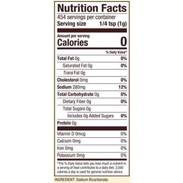 Bob's Red Mill Pure Baking Soda -- 16 oz (Pack of 2)