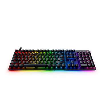 Razer Huntsman V2 Optical Keyboard with Ergonomic Features