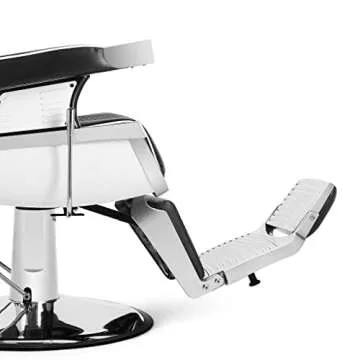 Artist hand Barber Chair Barbershop Chairs Hydraulic Recline Barber Chairs Salon Chair for Hair Stylist Tattoo Chair Barber Salon Equipment(Black1)