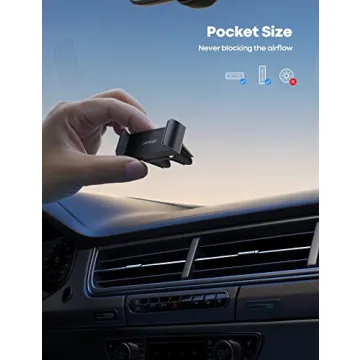 Lamicall Car Vent Phone Mount - Secure and Compact Holder
