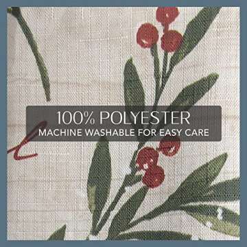 Elrene Holiday Tree Tablecloth, 60"X102" Wrinkle Resistant