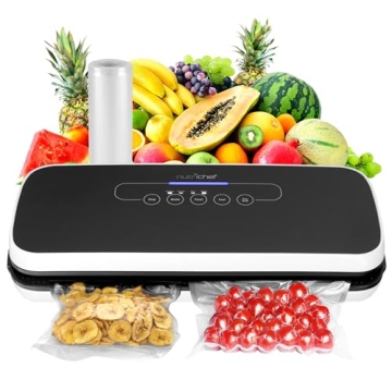 NutriChef Automatic Vacuum Sealer: Preserve Food Freshness with Ease