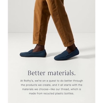 Rothy's The Driving Loafer Men's Slip-On Shoes, Casual Loafers, Barley Cool Brown, Made from Recycled Plastic Bottles & Machine Washable, Size 9