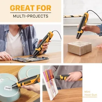 SEEKONE Mini Heat Gun 350W for Crafting & DIY Projects