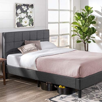 ZINUS Lottie Upholstered Platform Bed Frame - Stylish, Sturdy & Easy Assembly