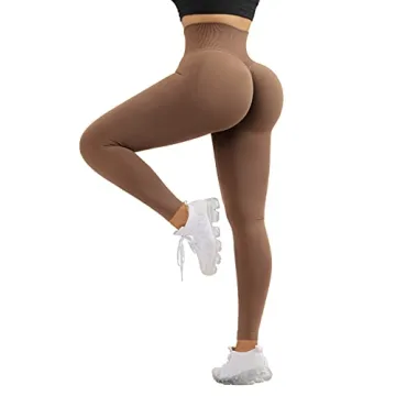 High Waisted Scrunch Butt Lifting Leggings for Women
