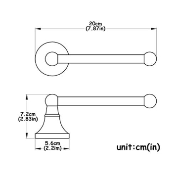 Flybath Antique Brass Toilet Paper Holder Easy to Install