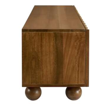Modway Sorren 71 Inch TV Stand - Modern Walnut Console