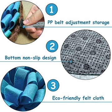 NEECONG Dog Snuffle Mat for Healthy Eating and Fun