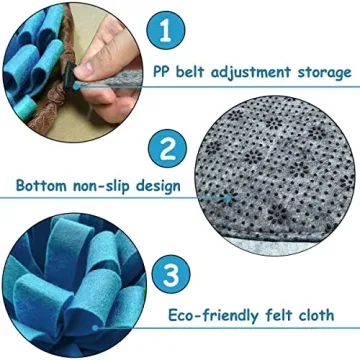NEECONG Dog Snuffle Mat for Healthy Eating and Fun