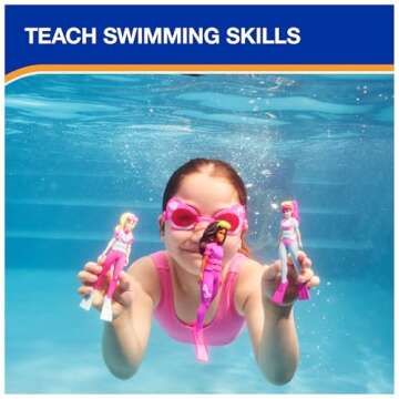 SwimWays Barbie Dive Characters – Fun Pool Toys for Kids