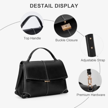 Luxury HICARRY Vegan Leather Handbag for Stylish Women