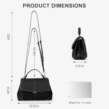 Luxury HICARRY Vegan Leather Handbag for Stylish Women