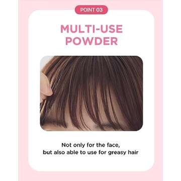 TOUCH IN SOL No Poreblem Mineral Powder - Translucent, Lightweight Loose Setting Powder for Flawless Matte Finish - Oil Control, Pore Primer, Blurs Imperfections & Fine Lines - Face & Greasy Hair Use