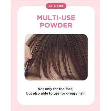 TOUCH IN SOL No Poreblem Mineral Powder - Translucent, Lightweight Loose Setting Powder for Flawless Matte Finish - Oil Control, Pore Primer, Blurs Imperfections & Fine Lines - Face & Greasy Hair Use