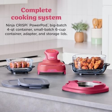 Ninja Crispi 4-in-1 Air Fryer Cooking System - Portable and Versatile