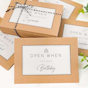 Graduation Gifts - 24 Pcs Open When Envelopes Letters Set - 2025 High School College Students Person...