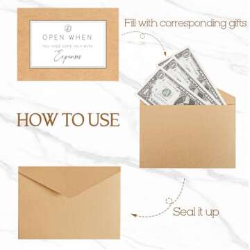 Graduation Gifts - 24 Pcs Open When Envelopes Letters Set - 2025 High School College Students Personalized Present - Best Grad Gift Ideas from Parents for Him Her Women Boys Girls Friends Daughter Son