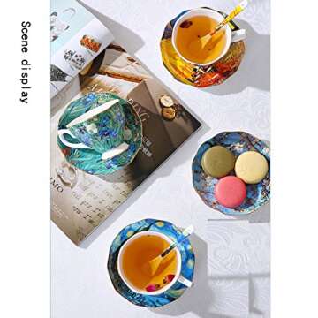 Vincent Van Gogh Coffee Mugs Set With Gift Box