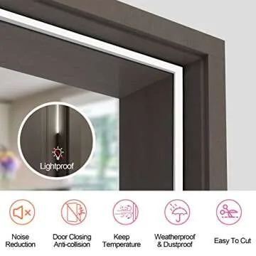 Kerf Weather Stripping Door Seal for Easy Installation and Gaps