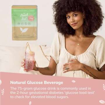 The Fresh Test, 75-gram Powder Drink Mix | Additive-Free, Non-GMO, Organic Ingredients | Mint Lemonade