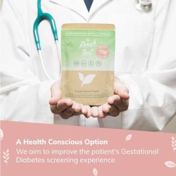 The Fresh Test, 75-gram Powder Drink Mix | Additive-Free, Non-GMO, Organic Ingredients | Mint Lemonade