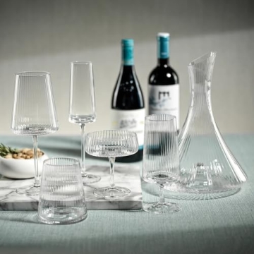 Zodax Bandol Fluted Textured Glasses for Any Occasion