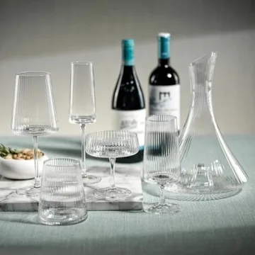 Zodax Bandol Fluted Textured Glasses for Any Occasion
