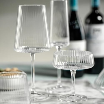 Zodax Bandol Fluted Textured Glasses for Any Occasion