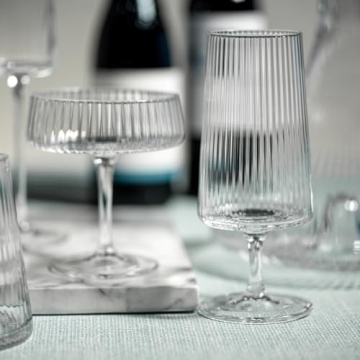 Zodax Bandol Fluted Textured Glasses for Any Occasion