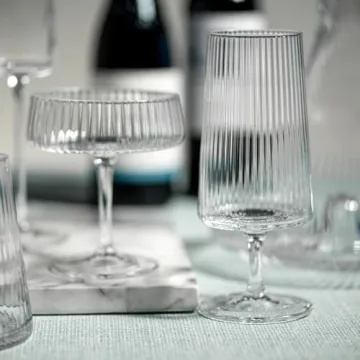 Zodax Bandol Fluted Textured Glasses for Any Occasion