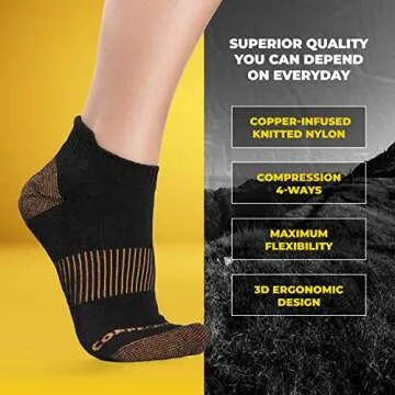 CopperJoint Compression Socks - Supportive & Breathable Socks