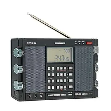 Tecsun H501 Digital Worldband AM/FM Shortwave Longwave Radio with SSB Reception, Dual Speakers, & MP...