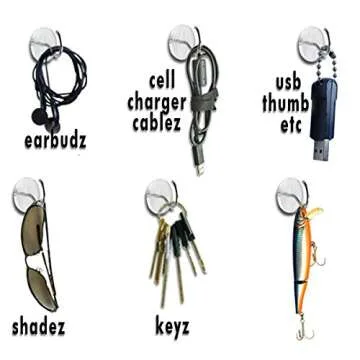 CraZy TACKz: 2-in-1 Hook Push Pin for Home & Office