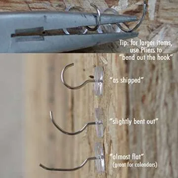 CraZy TACKz: 2-in-1 Hook Push Pin for Home & Office