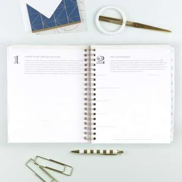 Blue Sky Day Designer 2024 Daily and Monthly Planner