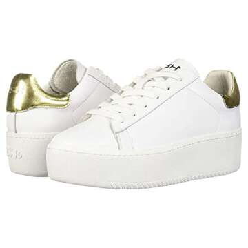 ASH Womens Cult 107829 Leather White Ariel Trainers 8 US