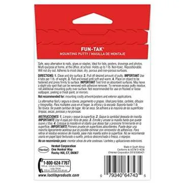 Loctite Fun-tak Mounting Putty Tabs by Henkel - Pack of 2