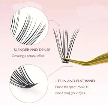 20D Lash Clusters, 240pcs Individual Lashes Extensions Volume Cluster Lashes, 10-14mm Mix Lengths 20 Roots C Curl 0.07mm Thickness eyelash and Apply Under your Lashes(10/11/12/13/14mm )