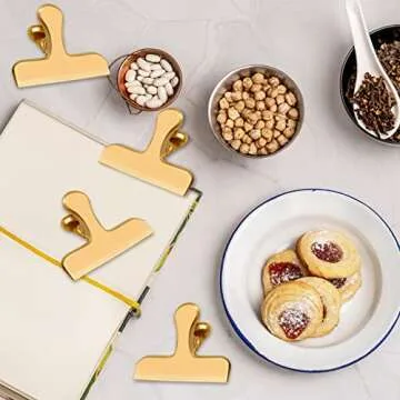 Durable Stainless Steel Chip Clips for Food Storage