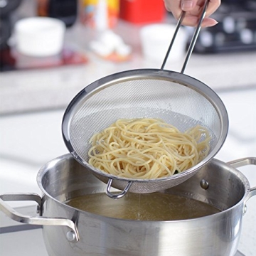 Shop Zesproka 3 Piece Stainless Steel Fine Mesh Strainers