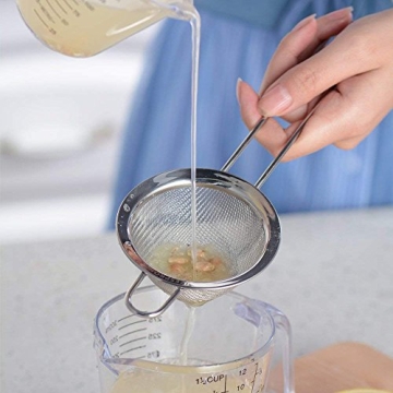 Shop Zesproka 3 Piece Stainless Steel Fine Mesh Strainers