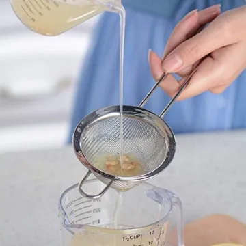 Shop Zesproka 3 Piece Stainless Steel Fine Mesh Strainers