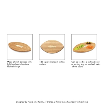 Los Angeles Rams Bamboo Football Cutting Board Team Pride