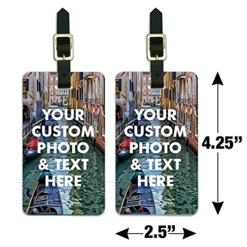 Custom Personalized Luggage Tag Set for Unique Travel