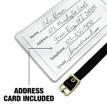 Custom Personalized Luggage Tag Set for Unique Travel