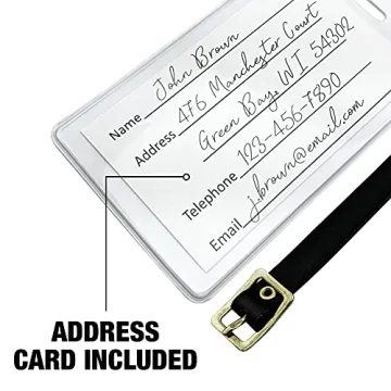 Custom Personalized Luggage Tag Set for Unique Travel