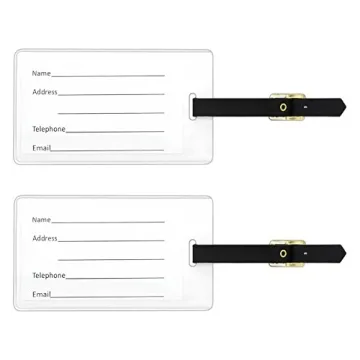 Custom Personalized Luggage Tag Set for Unique Travel